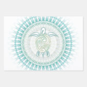 Hawaii Turtles Martim Nautical Inpakpapier Vel (Voorkant 3)