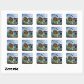 Hawaii Turtles Vierkante Sticker (Vel)
