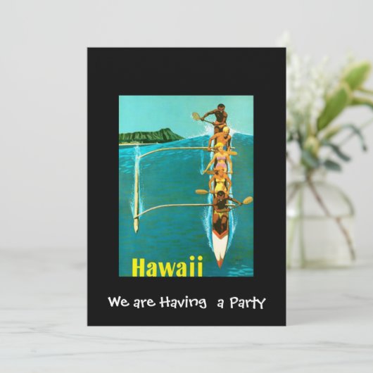 Hawaii Uitnodiging van particuliere partijen (Staand voorkant)