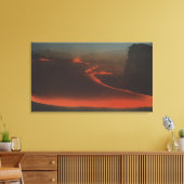 Hawaii - Uitzicht van de Lava-trails van Active Di Canvas Afdruk (Insitu (Woonkamer))