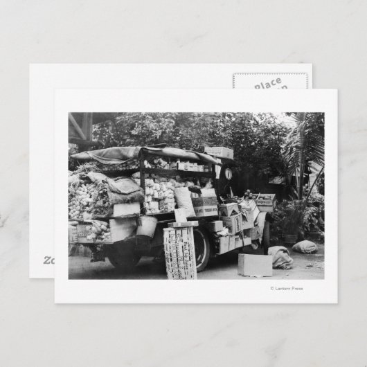 Hawaii - Uitzicht van een inheemse plantaardige ag Briefkaart (Voorkant / Achterkant)