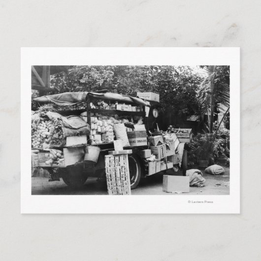 Hawaii - Uitzicht van een inheemse plantaardige ag Briefkaart (Voorkant)