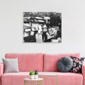 Hawaii - Uitzicht van een inheemse plantaardige ag Canvas Afdruk (Insitu (Woonkamer))