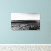 Hawaii - Uitzicht van Halemauman Pit in HA Canvas Afdruk (Insitu (Houten vloer))