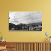 Hawaii - Uitzicht van het Theaterblok van Waikiki Canvas Afdruk (Insitu (Woonkamer))