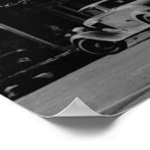 Hawaii - Uitzicht van het Theaterblok van Waikiki Poster (Hoek)