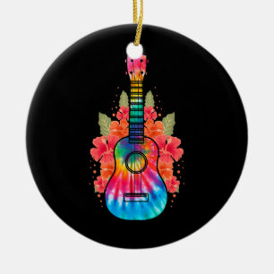 Hawaii Uke Flower Ukulele Guitar Keramisch Ornament