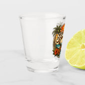Hawaii & Ukelele Shot Glas (Links)