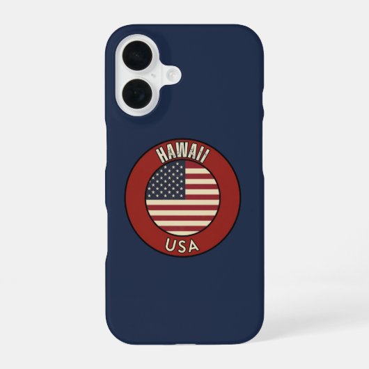 Hawaii United States of America iPhone 16 Hoesje (Achterkant)