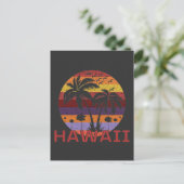 Hawaii US  Palm Trevel Briefkaart (Staand voorkant)