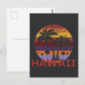 Hawaii US  Palm Trevel Briefkaart (Voorkant / Achterkant)