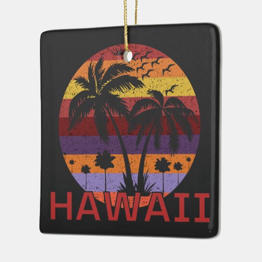 Hawaii US  Palm Trevel Keramisch Ornament (Links)