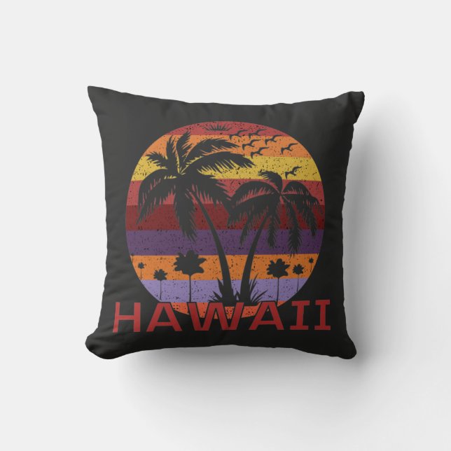 Hawaii US  Palm Trevel Kussen (Voorkant)
