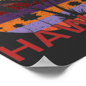 Hawaii US Palm Trevel Poster (Hoek)