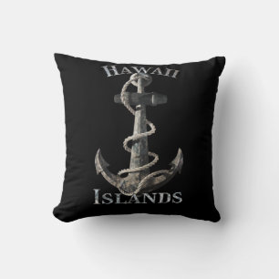 Hawaii Vacation Nautical Anchor Sailing Kussen