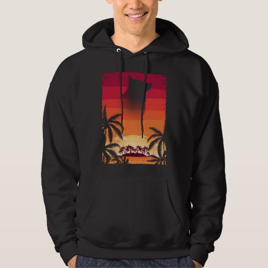 Hawaii Vacation Schipperke  Schipperke Hoodie (Voorkant)