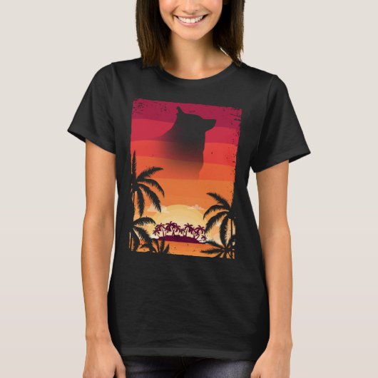 Hawaii Vacation Schipperke  Schipperke T-shirt (Voorkant)