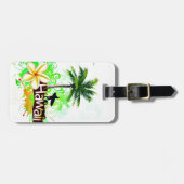 Hawaii Vacation Travel Souvenir Bagagelabel (Voorkant horizontaal)