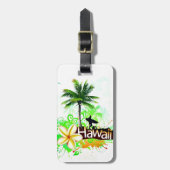Hawaii Vacation Travel Souvenir Bagagelabel (Voorkant verticaal)