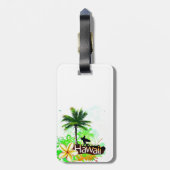 Hawaii Vacation Travel Souvenir Bagagelabel (Achterkant verticaal)