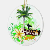 Hawaii Vacation Travel Souvenir Keramisch Ornament (Links)