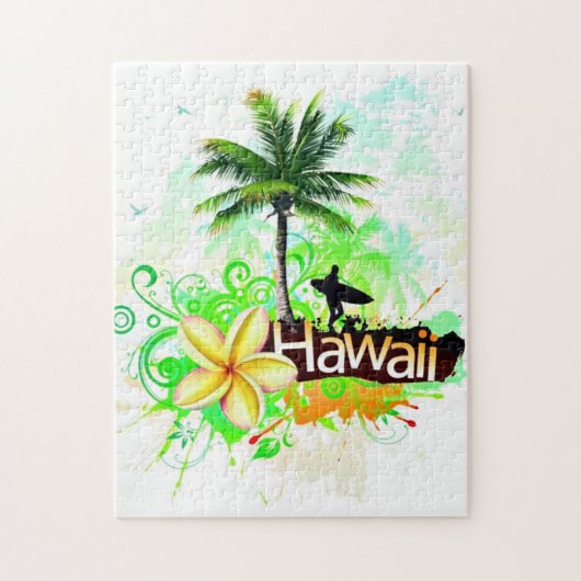 Hawaii Vacation Travel Souvenir Legpuzzel (Verticaal)
