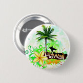 Hawaii Vacation Travel Souvenir Ronde Button 5,7 Cm (Voorkant /achterkant)