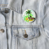 Hawaii Vacation Travel Souvenir Ronde Button 5,7 Cm (In situ)