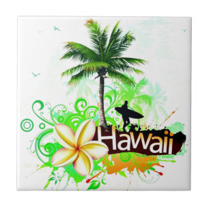 Hawaii Vacation Travel Souvenir Tegeltje