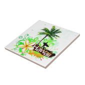Hawaii Vacation Travel Souvenir Tegeltje (Zijkant)