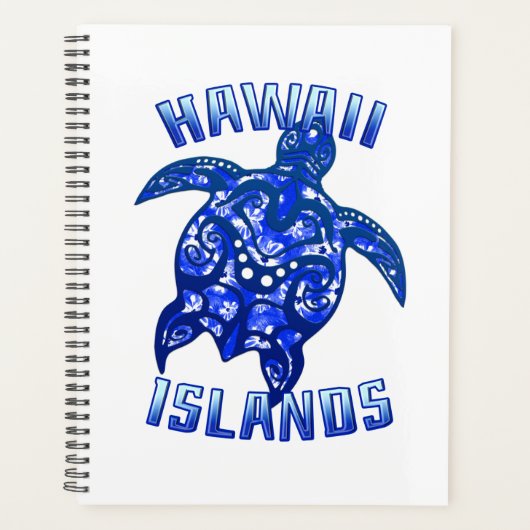 Hawaii Vacation Tribal Turtle Planner (Voorkant)