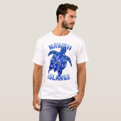 Hawaii Vacation Tribal Turtle T-shirt (Voorkant volledig)