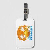 Hawaii Vakantie  Bagagelabel (Voorkant (verticaal))