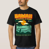 Hawaii Vakantie in het Strand Graphic T-shirt (Voorkant)