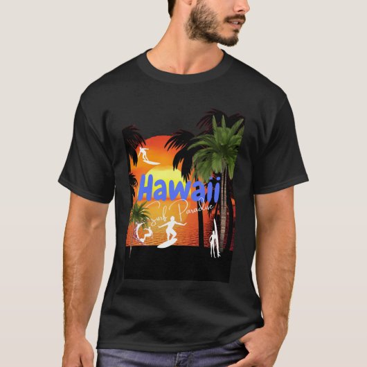  Hawaii vakantie plek T-shirt (Voorkant)