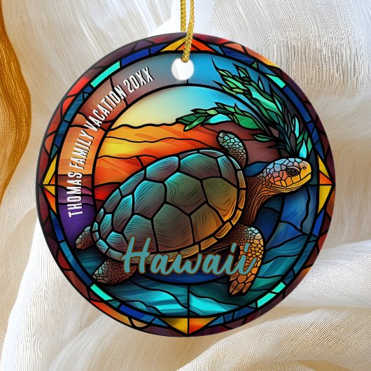 Hawaii vakantie souvenir keramisch ornament