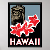hawaii verenigde staten usa art deco retro poster (Voorkant)