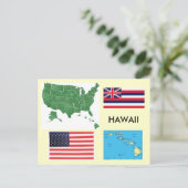 Hawaii, Verenigde Staten van Amerika Briefkaart (Staand voorkant)
