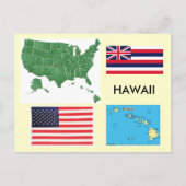 Hawaii, Verenigde Staten van Amerika Briefkaart (Voorkant)