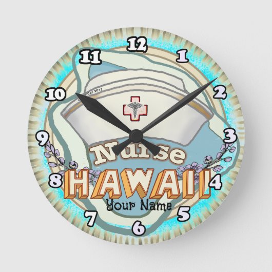 Hawaii Verpleegster Ronde Klok (Voorkant)