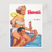 Hawaii vintage-briefkaart briefkaart (Voorkant)