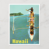 Hawaii vintage-briefkaart briefkaart (Voorkant)