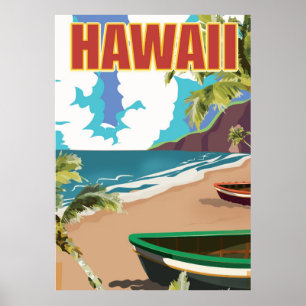 Hawaii vintage-poster poster
