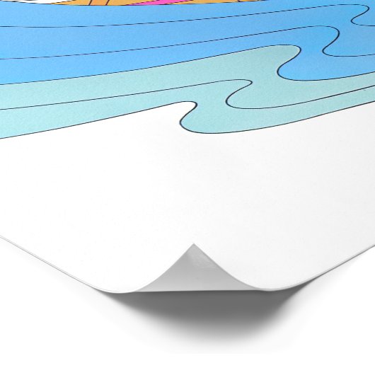 Hawaii vintage-poster poster (Hoek)