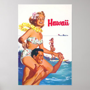 Hawaii vintage-poster poster