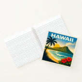 Hawaii Vintage Reisposter Notitieboek (Binnen)