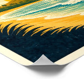 Hawaii Vintage Reisposter Poster (Hoek)