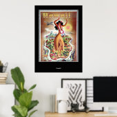 Hawaii vintage Retro Print (Thuiskantoor)