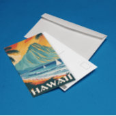 Hawaii Vintage Travel Briefkaart