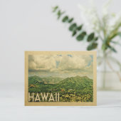 Hawaii Vintage Travel Briefkaarten (Staand voorkant)
